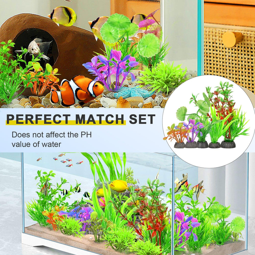 Conjunto de plantas Gupawix para acuario, color duradero y seguro.