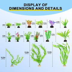 Gupawix plantas verdes para acuario, variedad visual que realza la pecera.