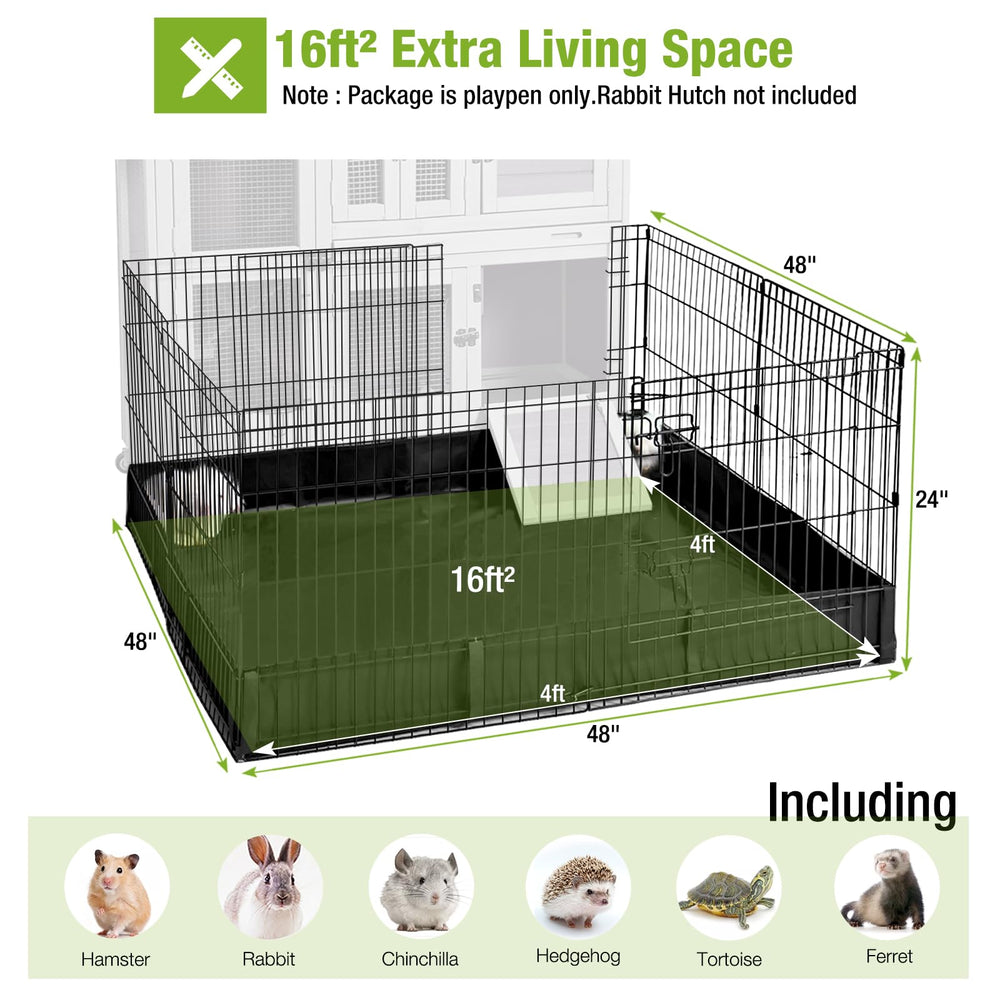 GUTINNEEN Playpen base desmontable para uso exterior y sombra