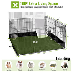 GUTINNEEN Playpen base desmontable para uso exterior y sombra