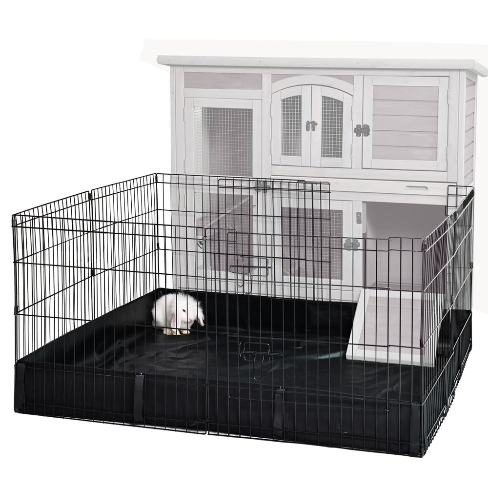 GUTINNEEN Playpen conejo con espacio 16 ft² para juego interior