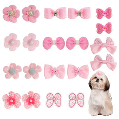 Lazos GVHNTK rosa claro para perro, variedad de estilos para realzar la apariencia de tu mascota.