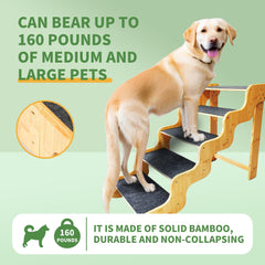 GXONE escalones grandes para perros, soporte de hasta 160 libras.