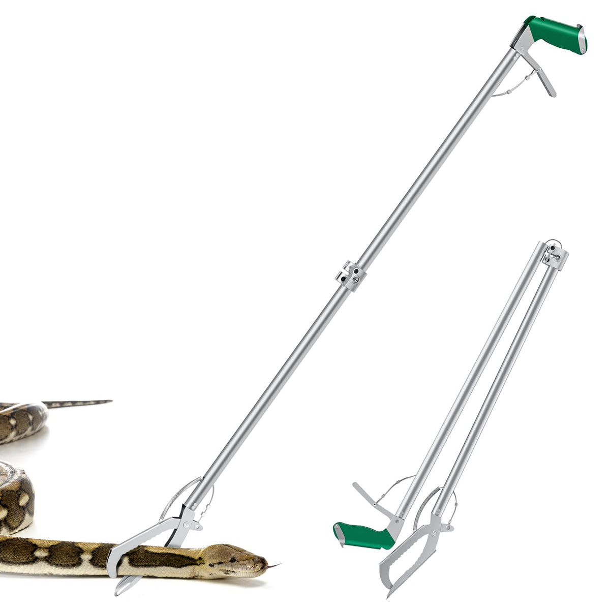 GYORGKSHI pinzas-serpientes-60-pulgadas-plegables para manejo seguro