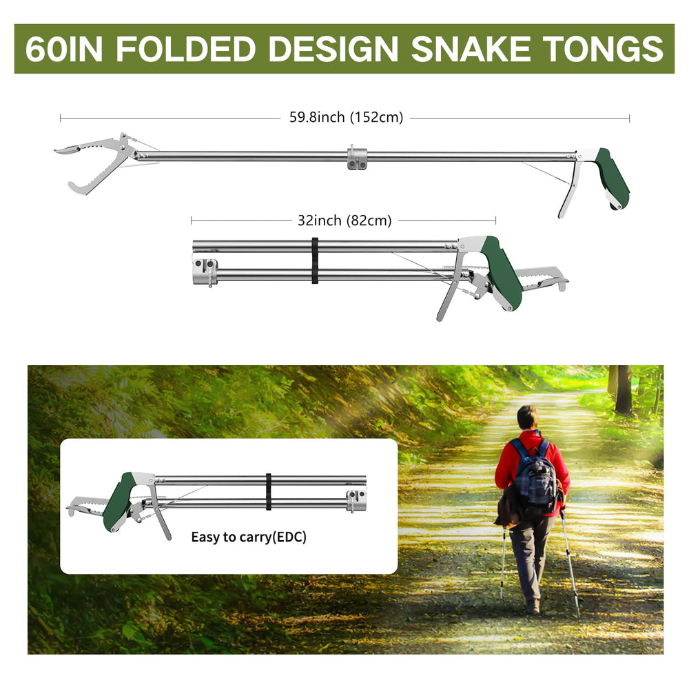 GYORGKSHI serpientes-boca-amplia-diseño-anti-escape para capturas seguras
