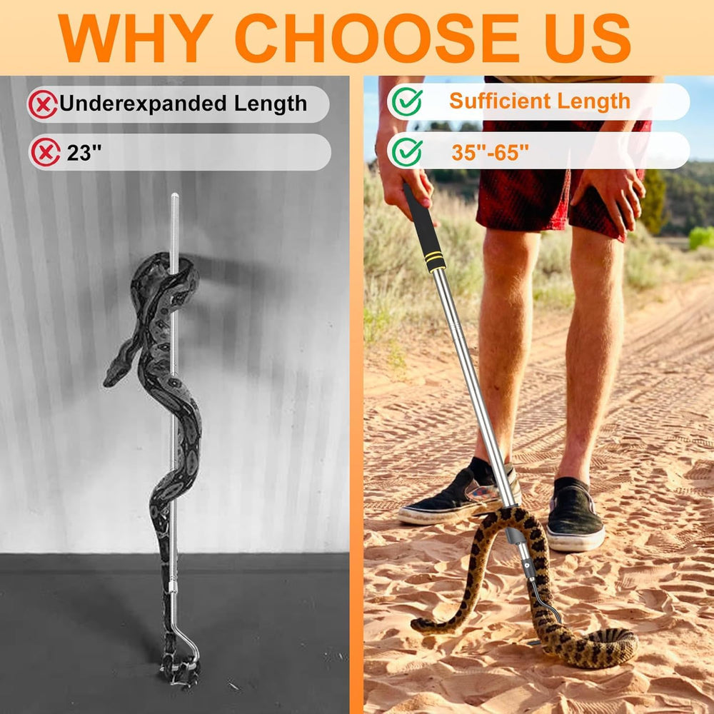 Gzlozak serpiente uso multifuncional para reptiles y objetos del suelo