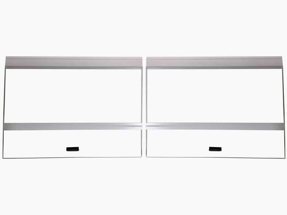Tapa de cristal H2Pro templado para acuarios 75–110 galones, ofrece claridad y reducción de evaporación.