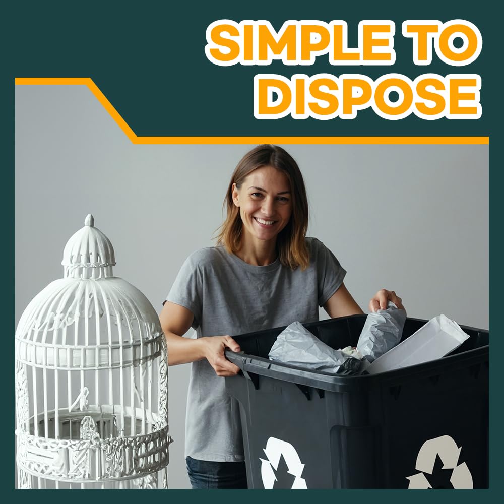 HA SHI retirada fácil tras uso, simplifica la limpieza de jaulas
