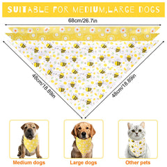 Bandanas Haakong para perros con diseño solar, color y frescura para el día
