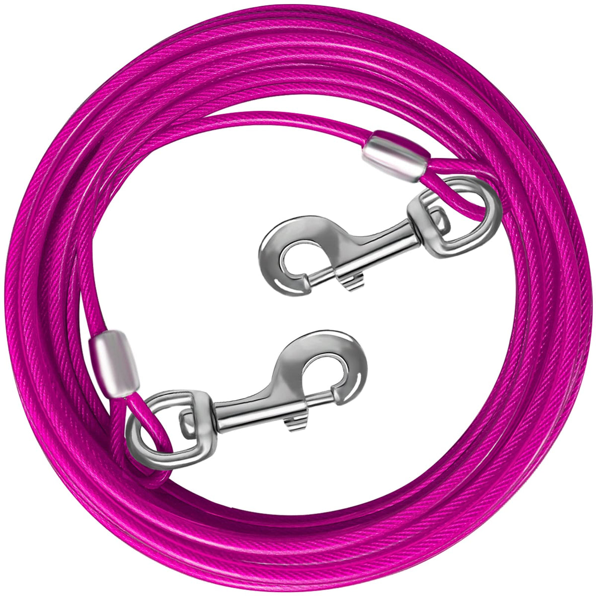 HaiYUAN cable para perros grandes al aire libre ofrece mayor libertad de movimiento.