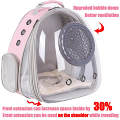 Mochila halinfer con dimensiones para mascotas de hasta 9 kg