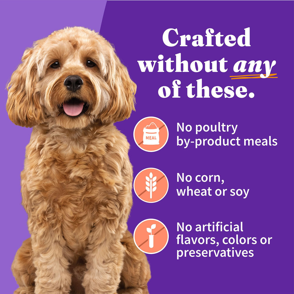 Halo, dieta para razas pequeñas con proteína y nutrientes; ayuda a músculos y pelaje.
