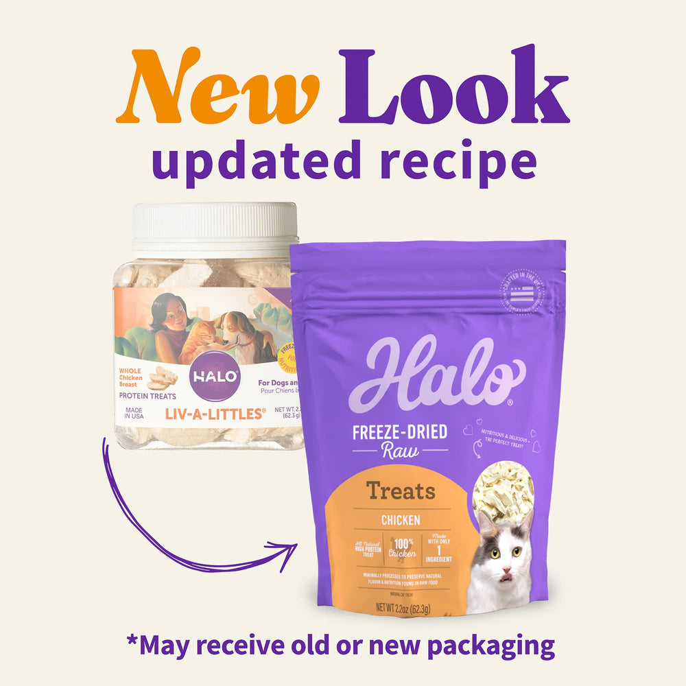 Halo gouter chat lyophilise, arôme naturel pour un plaisir quotidien
