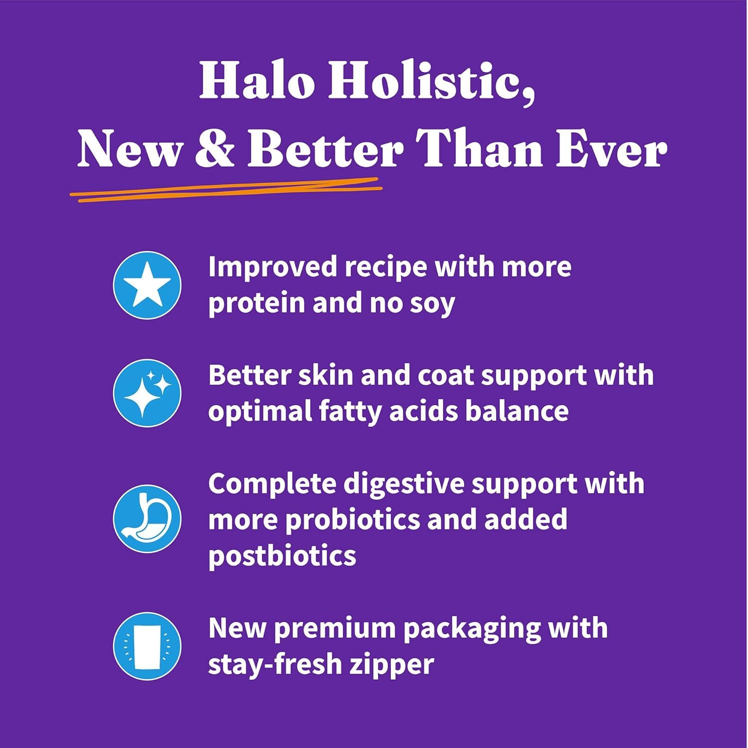 Halo Holistic croquetas crujientes para gatos adultos.