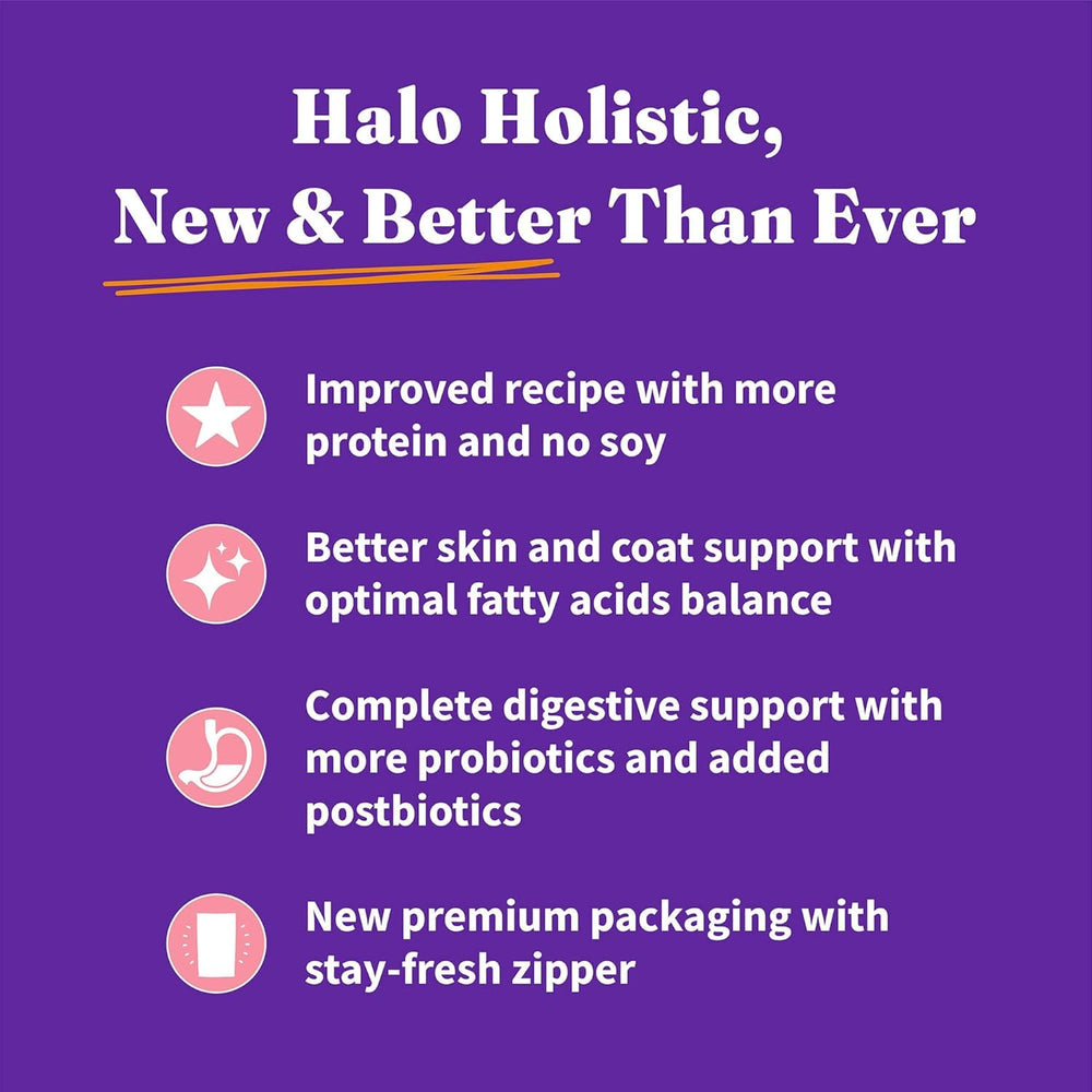 Halo Holística nutrición completa para energía y mantenimiento muscular.