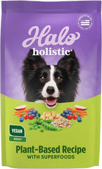 Halo Holístico bolsa seca vegetal para perro adulto, nutrición completa y equilibrada.