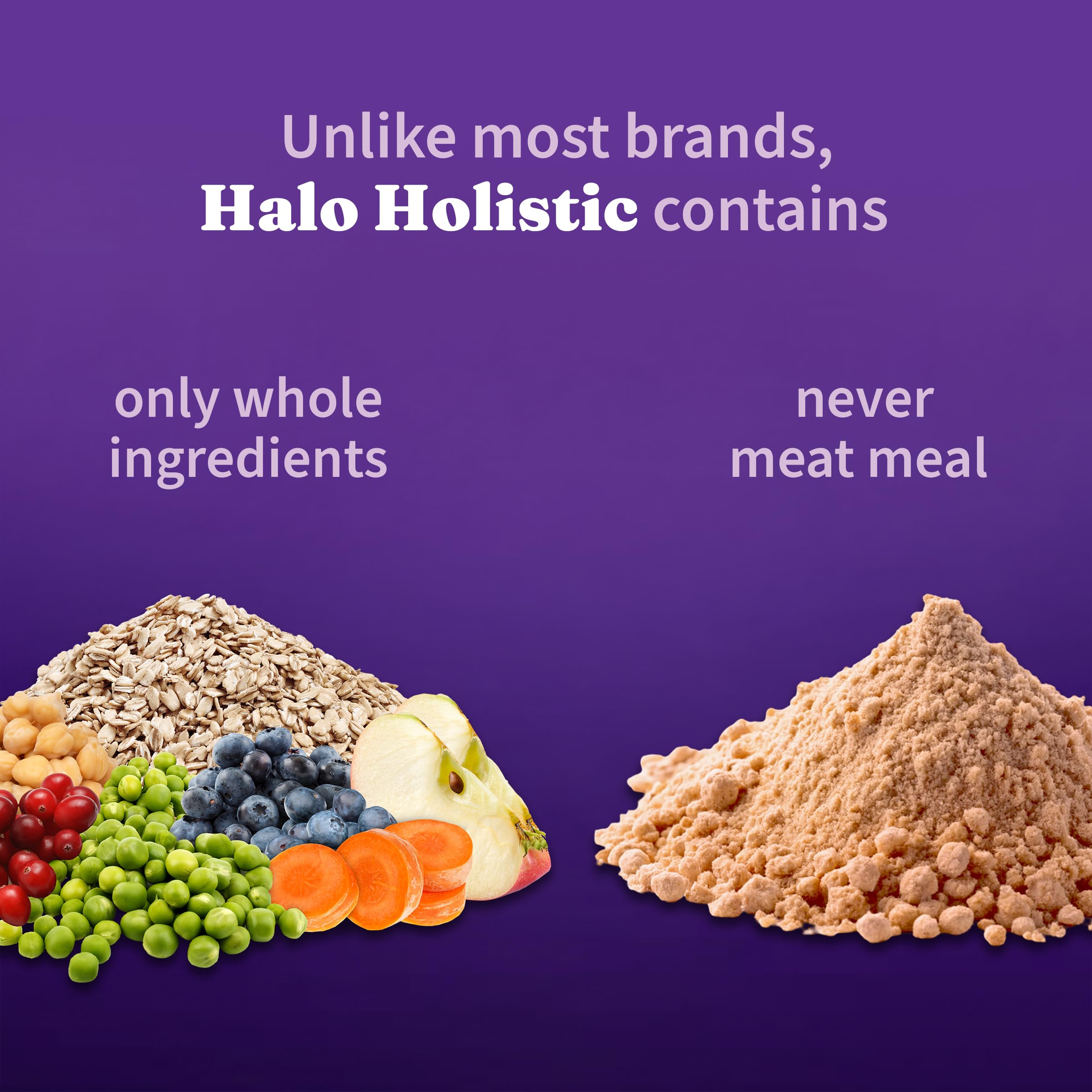 Halo Holístico con manzana, fuente de vitaminas para piel y pelaje.