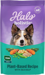 Halo Holístico Vegano para perros, bolsa de 10 libras, ideal para alimentación diaria.