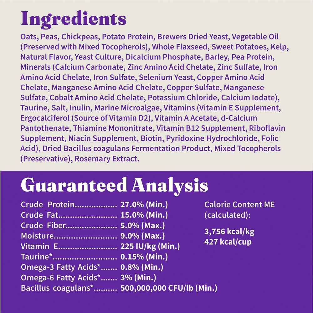 Halo Holístico Vegano para perros, envase reciclable y almacenamiento fácil.