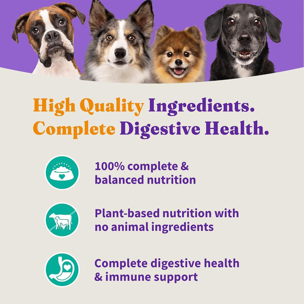 Halo Holístico Vegano para perros, equilibrio de omega para piel y pelaje saludables.
