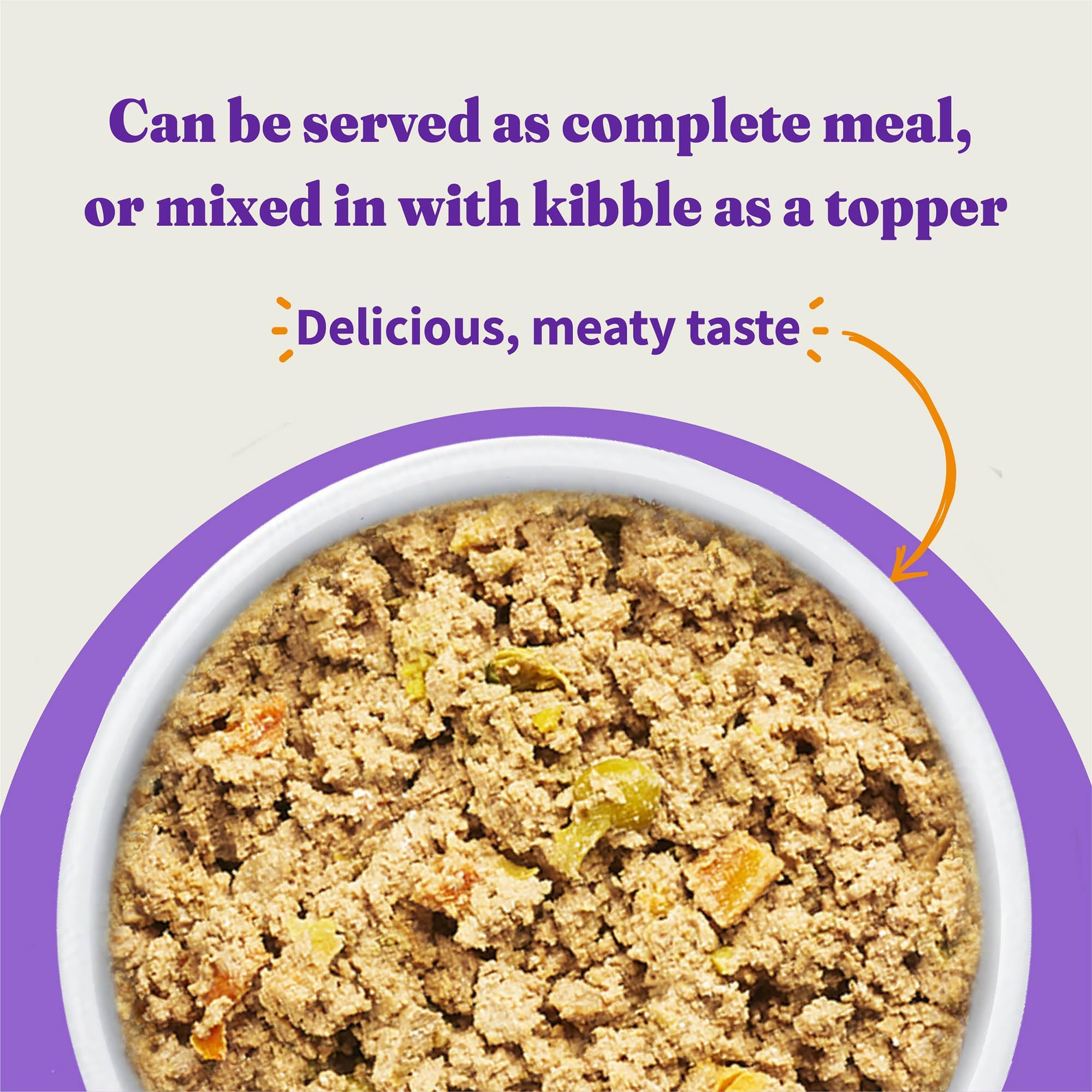Halo mezcla con kibble para aportar humedad y sabor.
