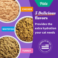 Halo pack variedad 12 latas, conveniencia para alimentar a tu gato