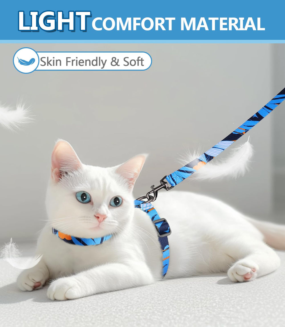 Ajuste cuello y abdomen Halypet, se adapta a la mayoría de gatos.