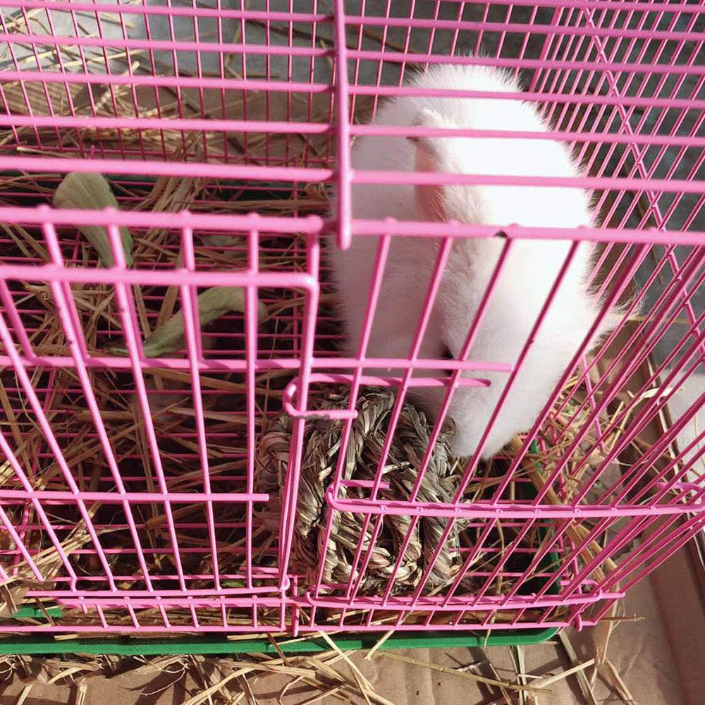 Bola de masticación Hamiledyi de heno de timoteo para aves, diversión en jaula.
