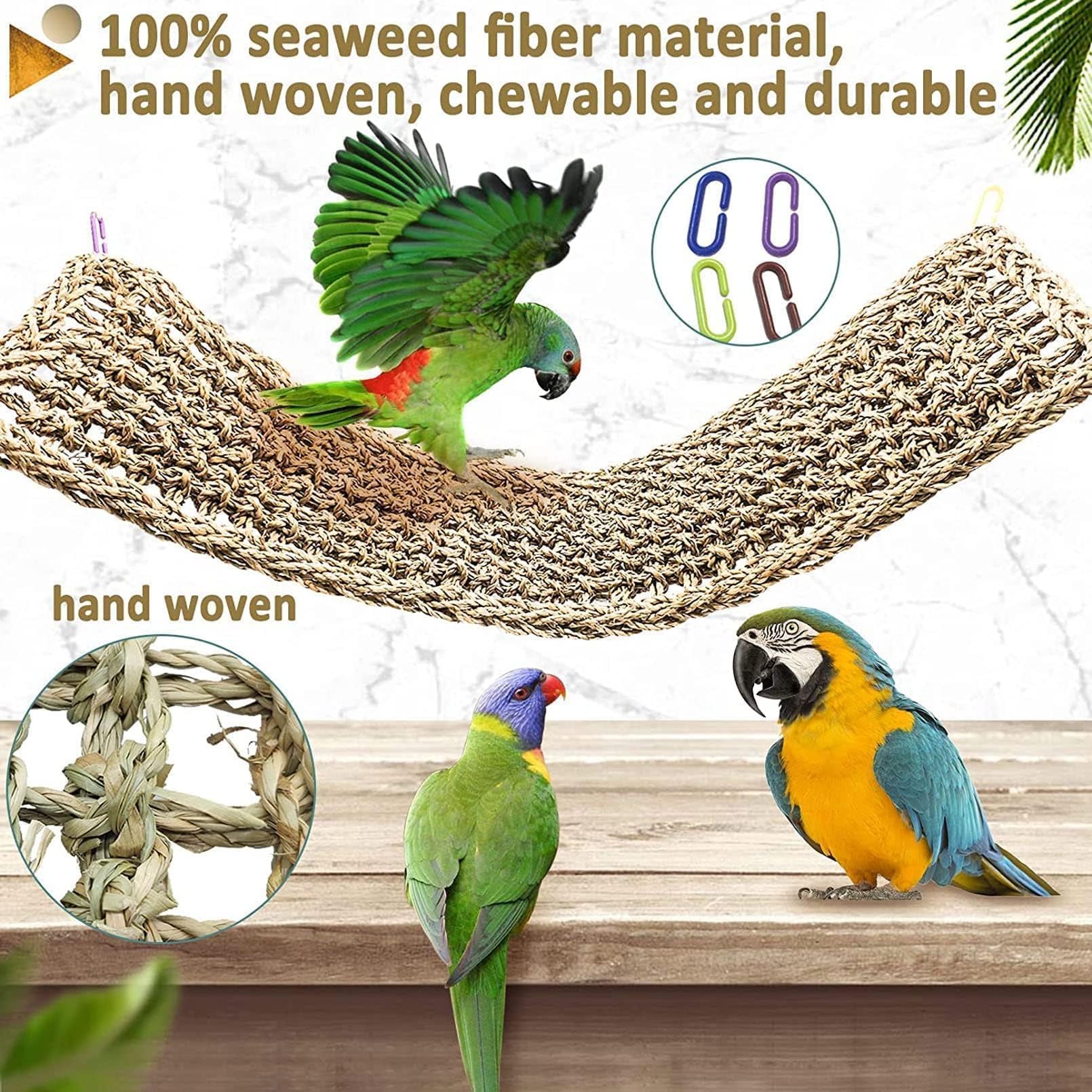 Hamiledyi columpio-seagrass-aves: entretenimiento suave que estimula el movimiento y la curiosidad.