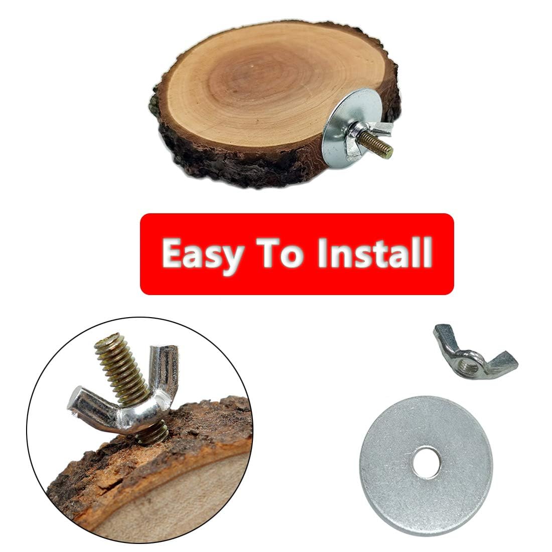 Hamiledyi perchaje masticable para aves, favorece el cuidado del pico.