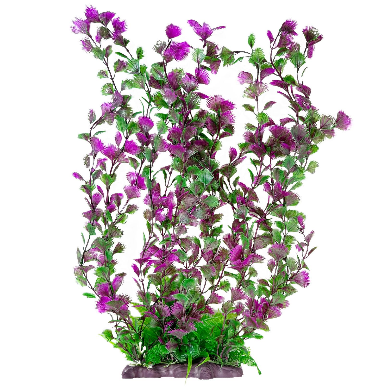 Hamiledyi: planta artificial alta para acuario ofrece aspecto realista y refugio para peces.