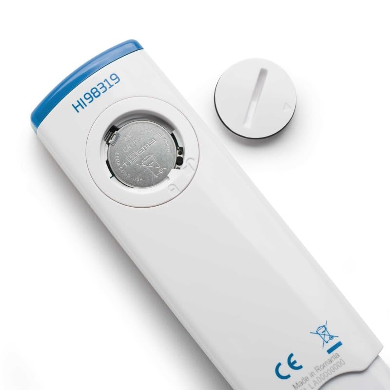 Hanna HI98319: kit completo con soluciones y baterías para empezar.