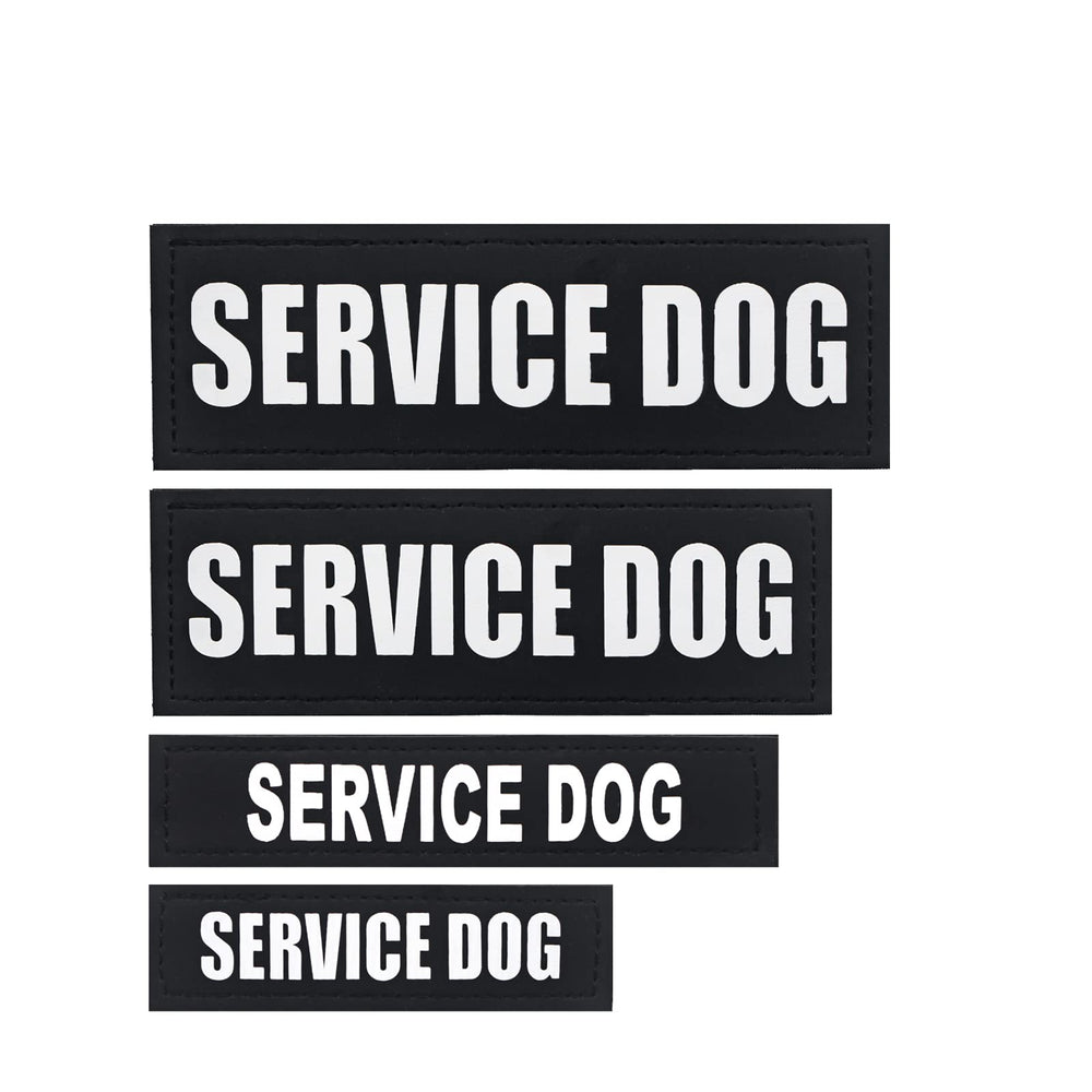 Parche HANWER de servicio para perro, parche de chaleco 2 pack, alta visibilidad.