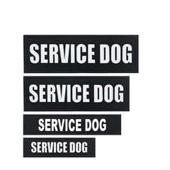 Parche HANWER de servicio para perro, parche de chaleco 2 pack, alta visibilidad.