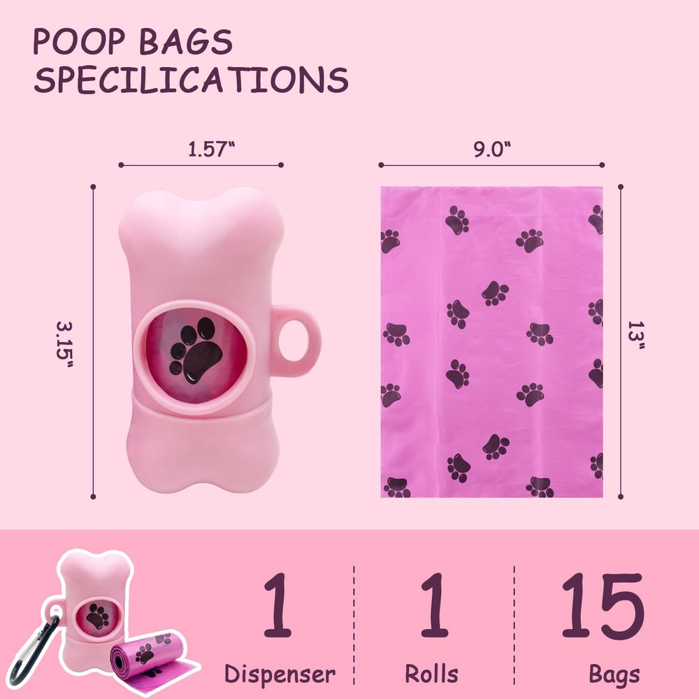 Bolsas para perro de tamaño 9x13 pulgadas, mayor capacidad para desecho.