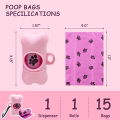 Bolsas para perro de tamaño 9x13 pulgadas, mayor capacidad para desecho.