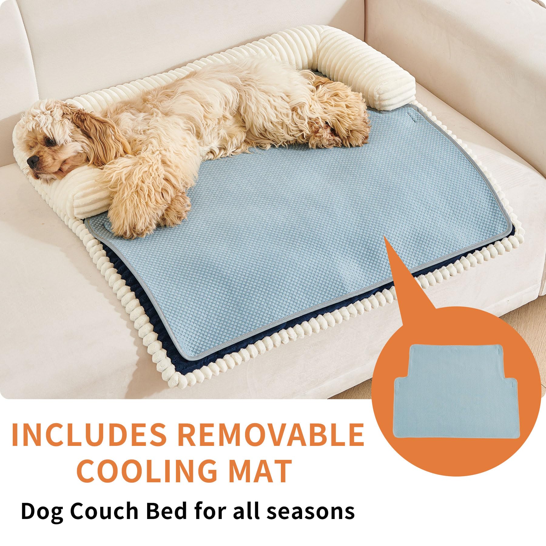 HAOMAIJIA cobertor para cama de perro con tejido suave y sin pelo.