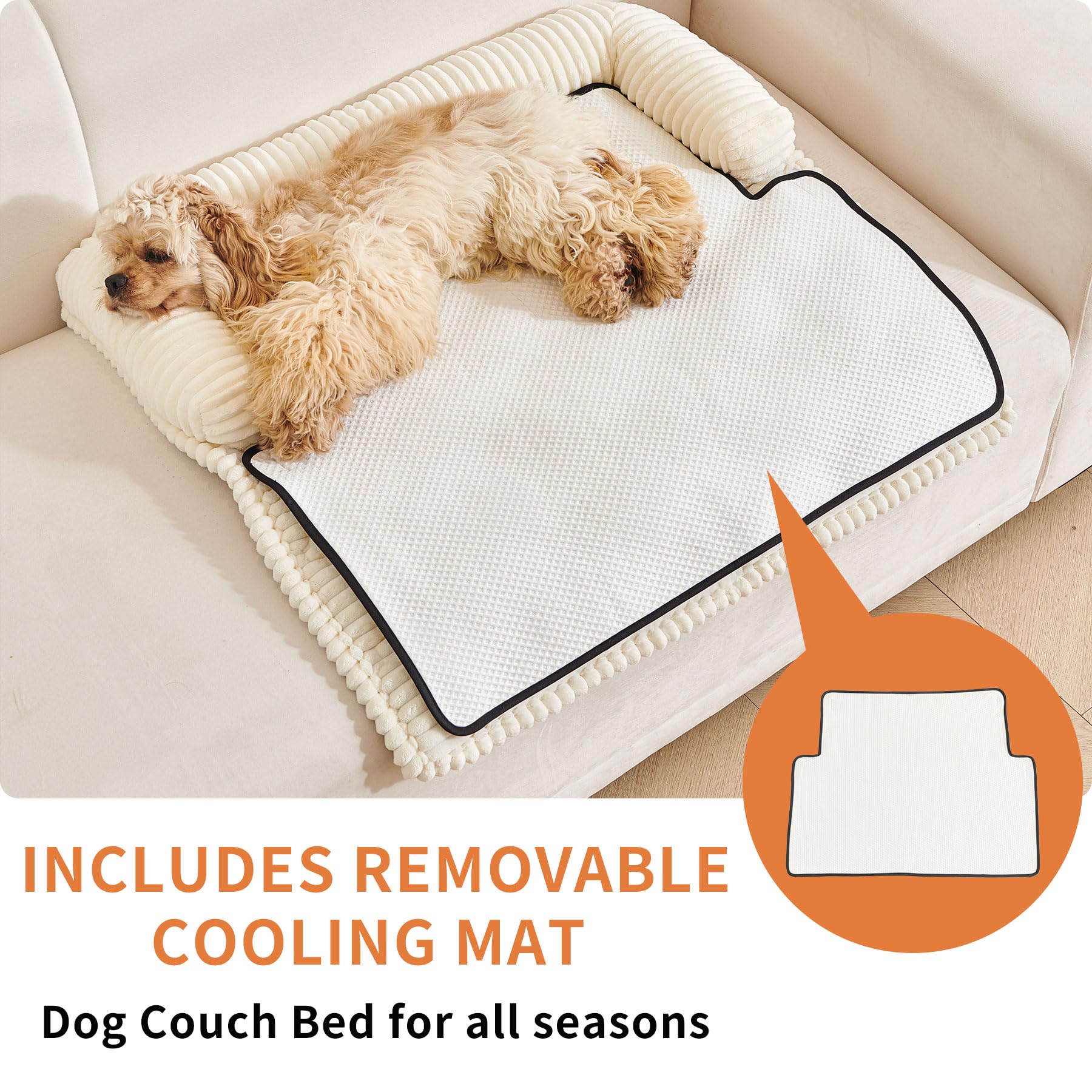 Cubre-sofá para perro lavable HAOMAIJIA, ideal para proteger el sofá de pelo y manchas.