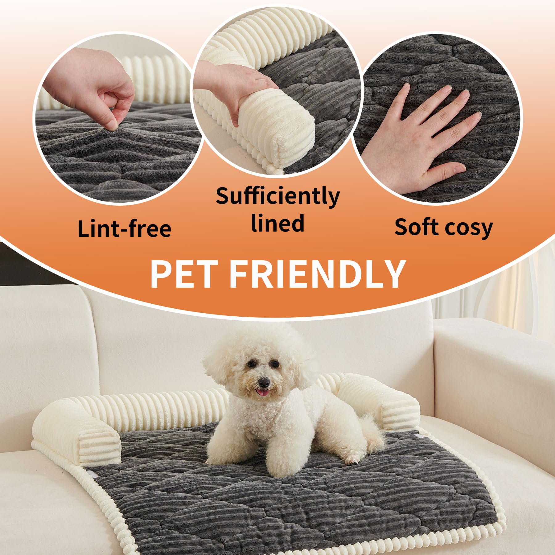 HAOMAIJIA funda lavable cama perro, fácil cuidado
