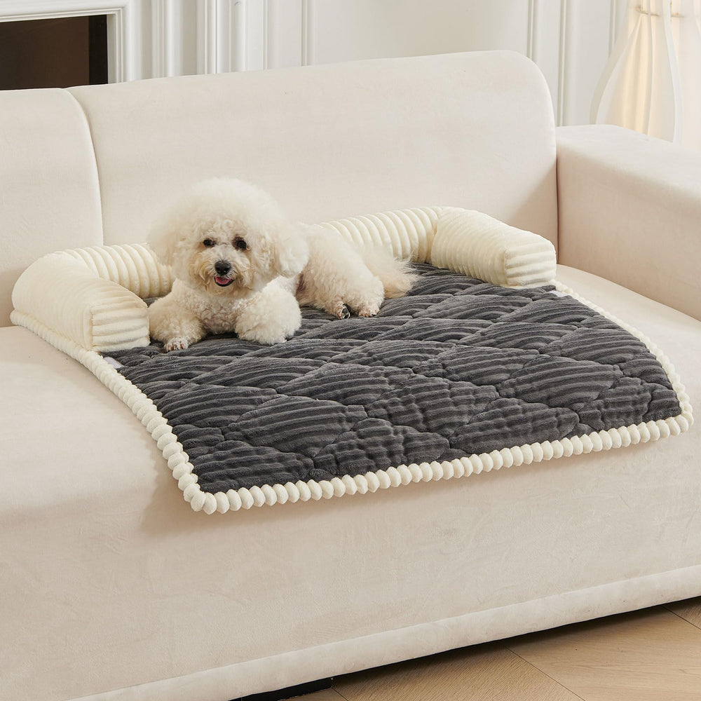 Cama para perro pequeño HAOMAIJIA antideslizante en sofá, protege el mueble.