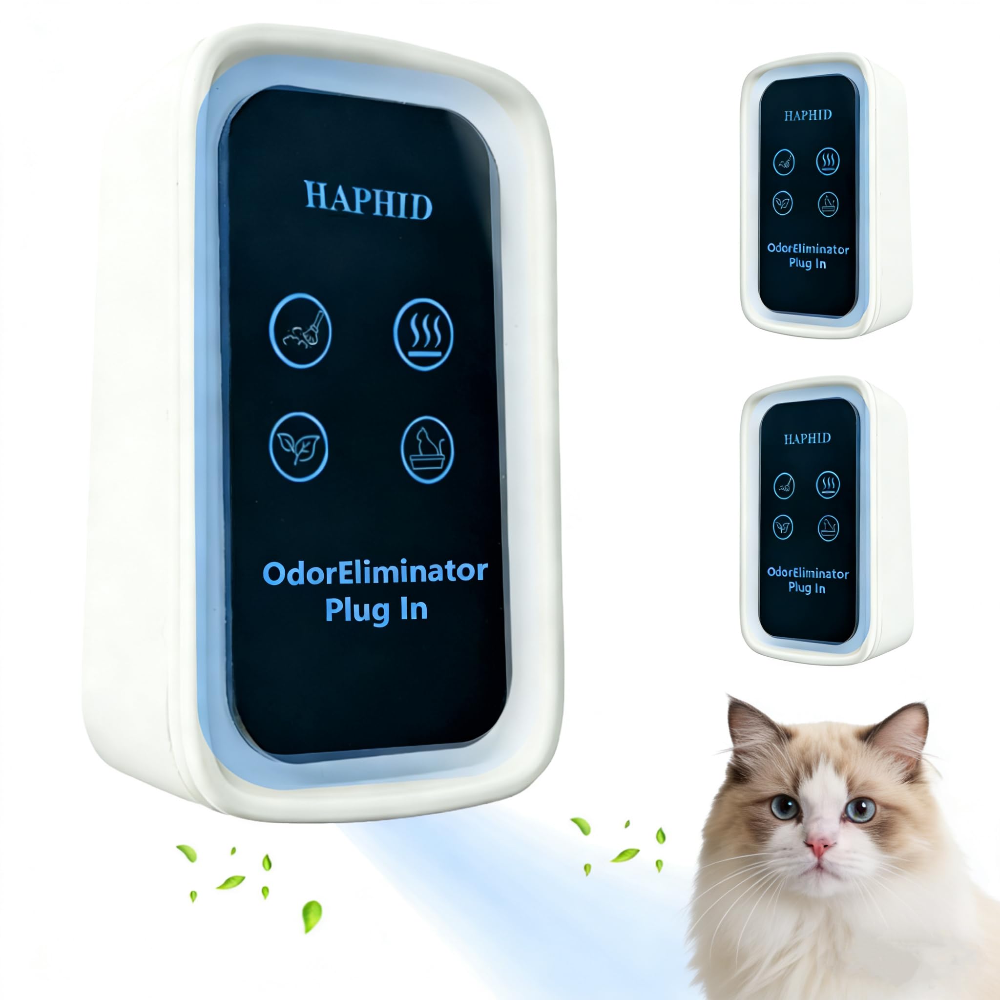 HAPHID Desodorizante para caja de arena: purifica el aire y neutraliza olores