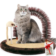 Happi N Pets cepillo arco para gato, facilita el aseo diario con comodidad