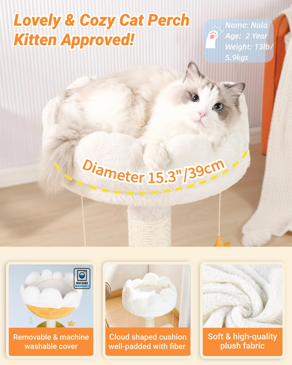 Happi N Pets juguetes colgantes estrella luna inspiran saltos.