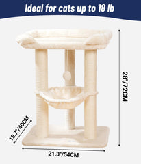 Happi N Pets postes-rascado-sisal proporcionan superficie duradera para rascar sin dañar los muebles.