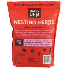 Happy Hen Treats: hierbas para nido, coop-refresca, aroma herbáceo para un gallinero limpio.