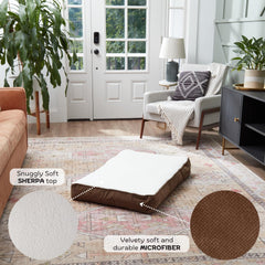 Cama Happy Hounds Daisy Deluxe, funda removible fácil de lavar