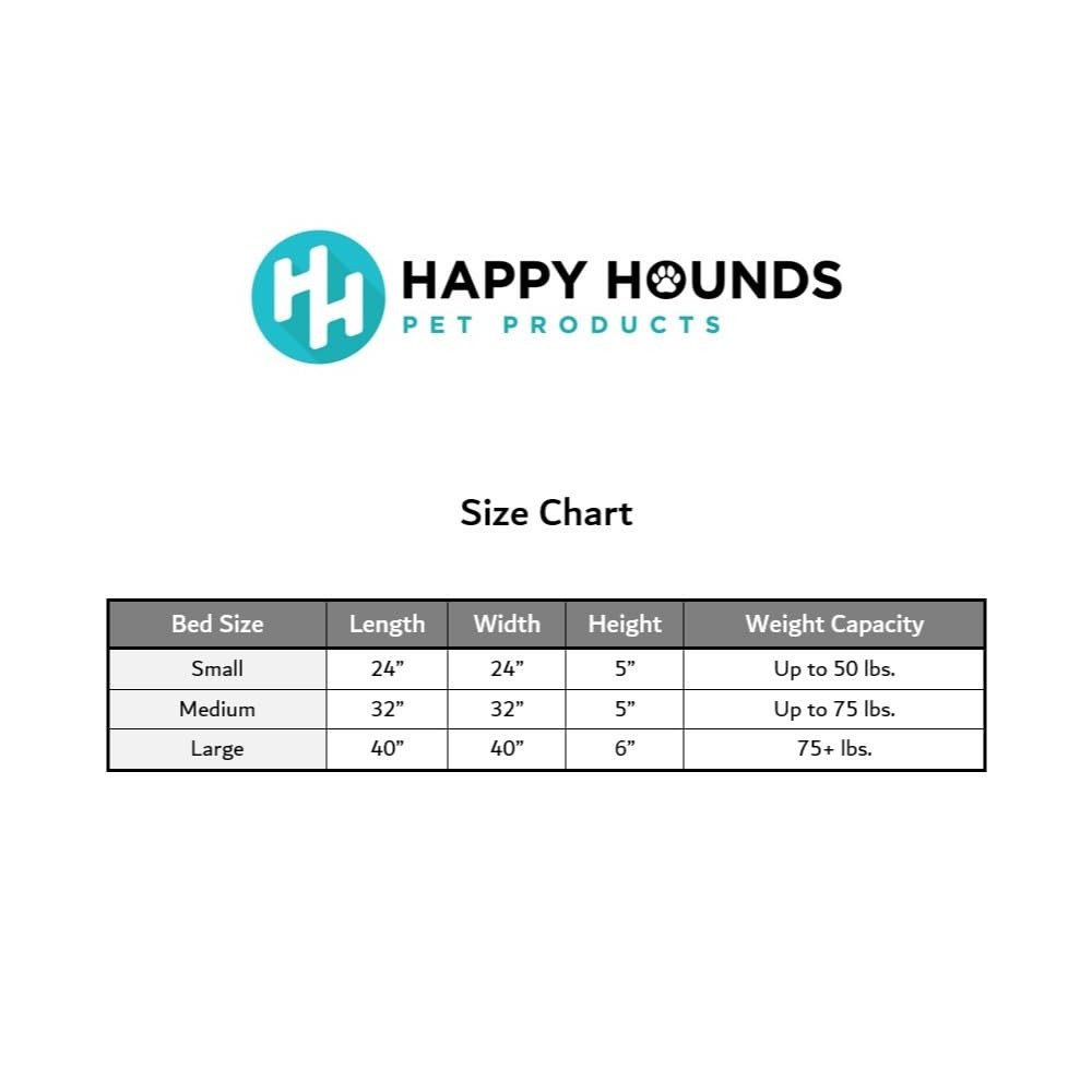 Borde doble cosido de Happy Hounds Milo, mayor durabilidad