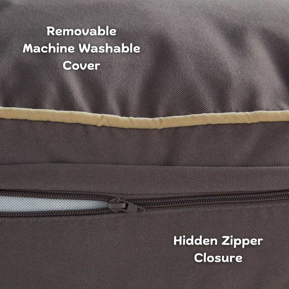 Happy Hounds Scout funda removible con cremallera oculta para evitar mordidas.