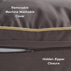 Happy Hounds Scout funda removible con cremallera oculta para evitar mordidas.