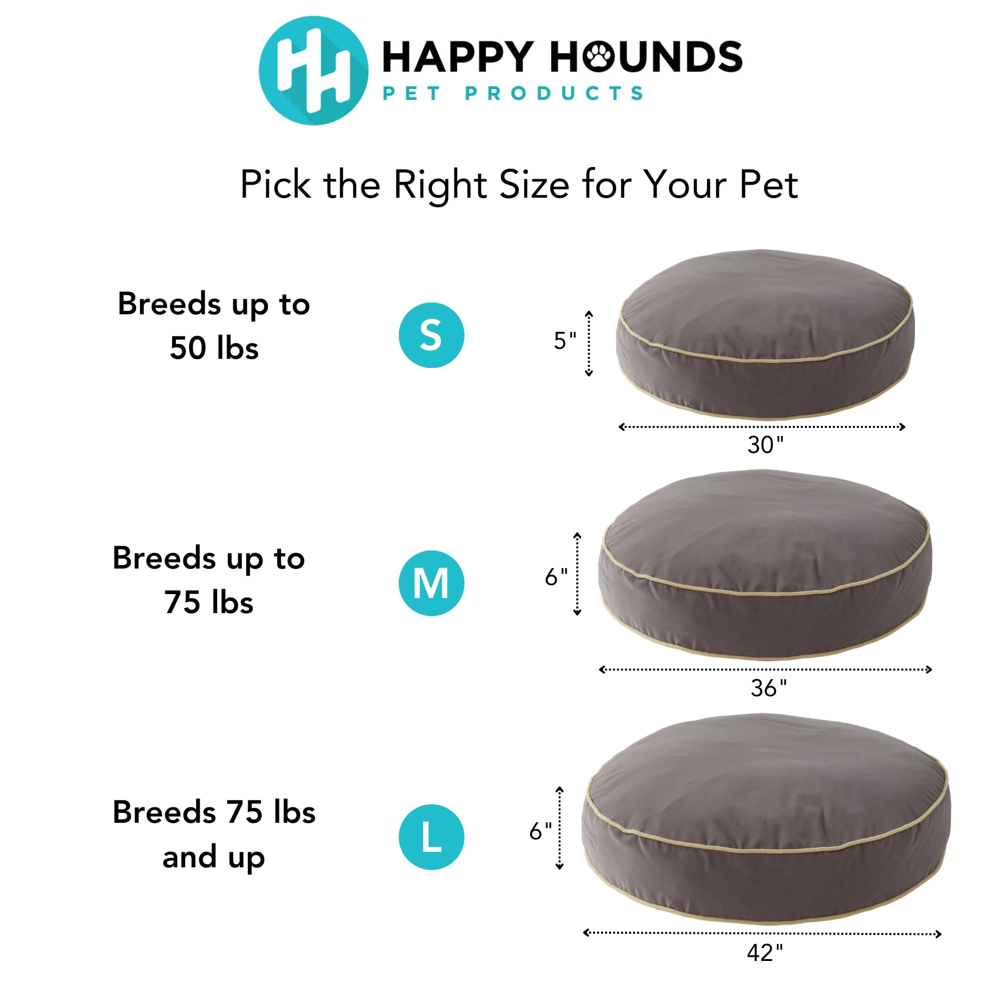 Happy Hounds Scout relleno reciclado brinda soporte cómodo y sostenible.